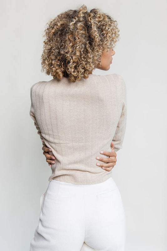 7115 by Szeki Yak Ribbed Pullover