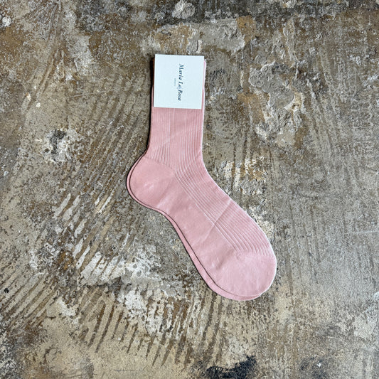 Maria La Rosa Laminated Ribbed Socks