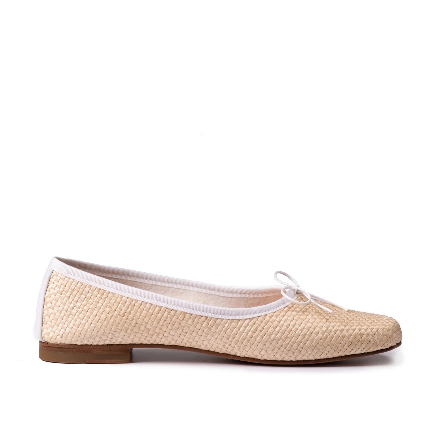 Eledera Quadra Raffia Ballerina