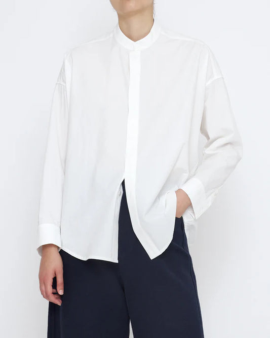 7115 by Szeki Mandarin Cocoon Dress Shirt