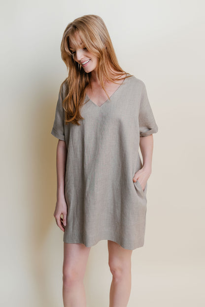 Simpson V-Neck Dress